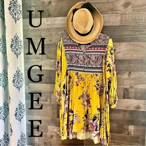 😎 Vibrant Yellow UMGEE Dress